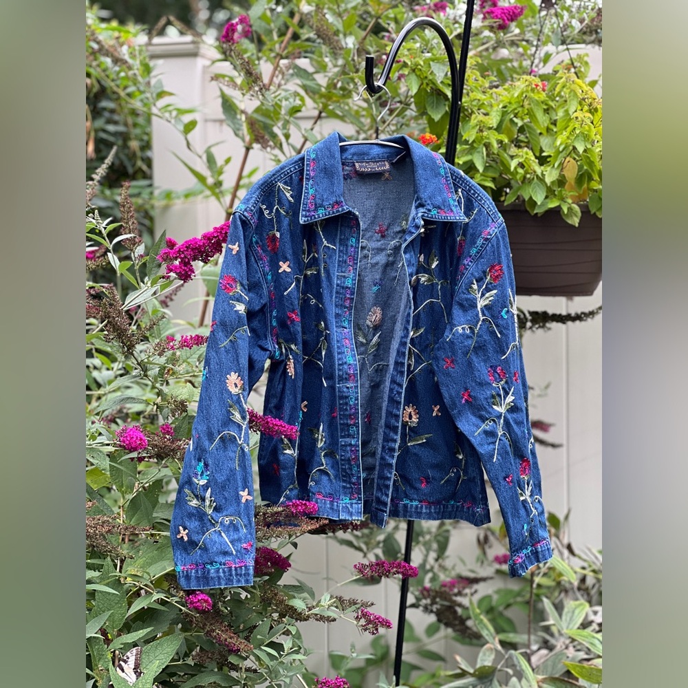 Embroidered Denim Jacket